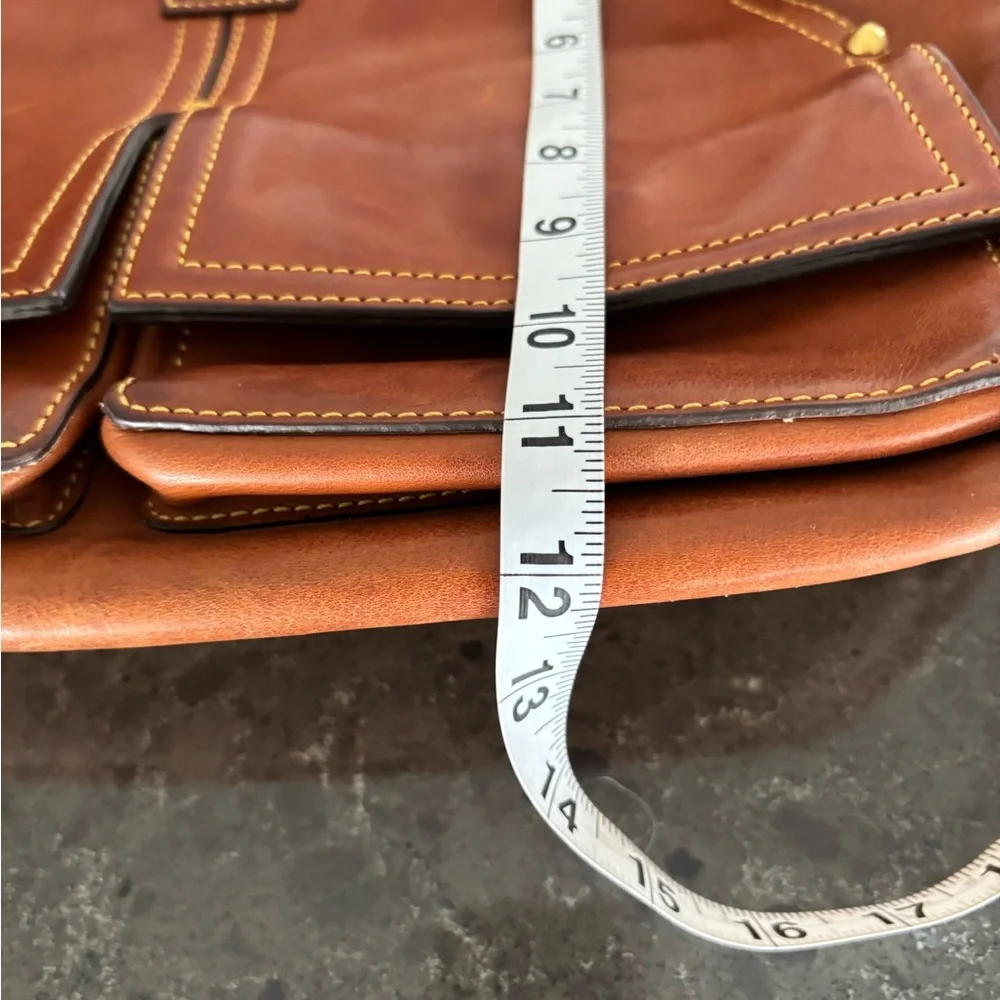Dooney & Burke True Saddle Bag Saddle Tan - Picture 7 of 12